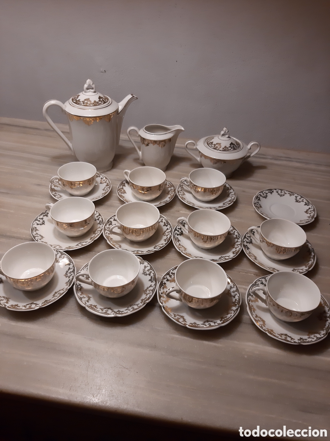 Antig&uuml;edades: Juego de caf&eacute; antiguo - Foto 4