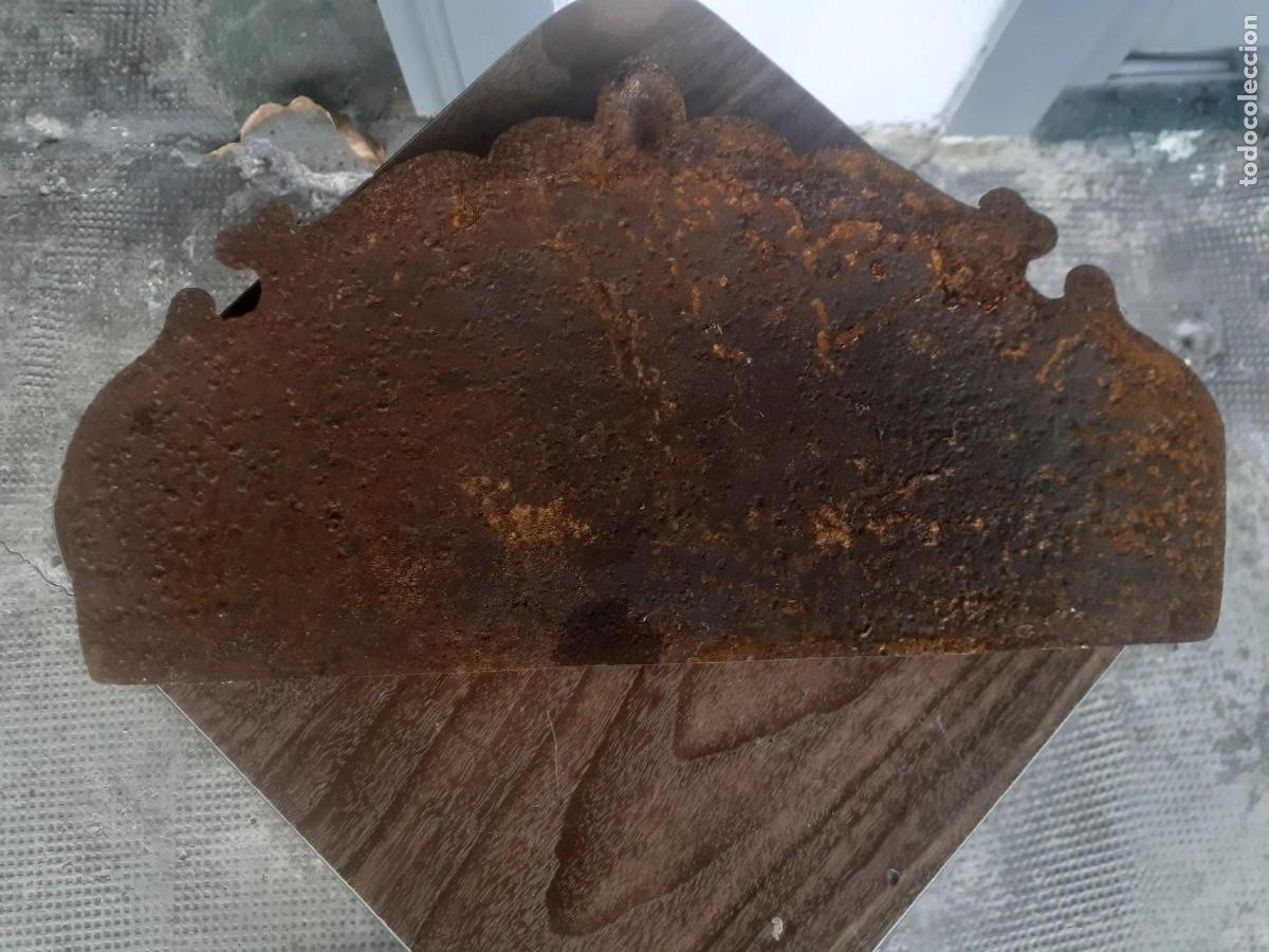 Antig&uuml;edades: Placa de chimenea para le&ntilde;ero - Foto 3
