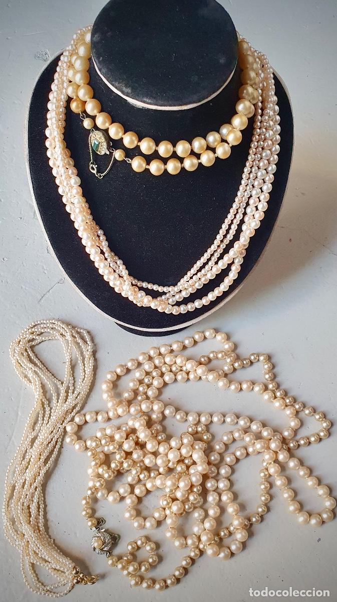 Antig&uuml;edades: Lote de collares vintage - Foto 1