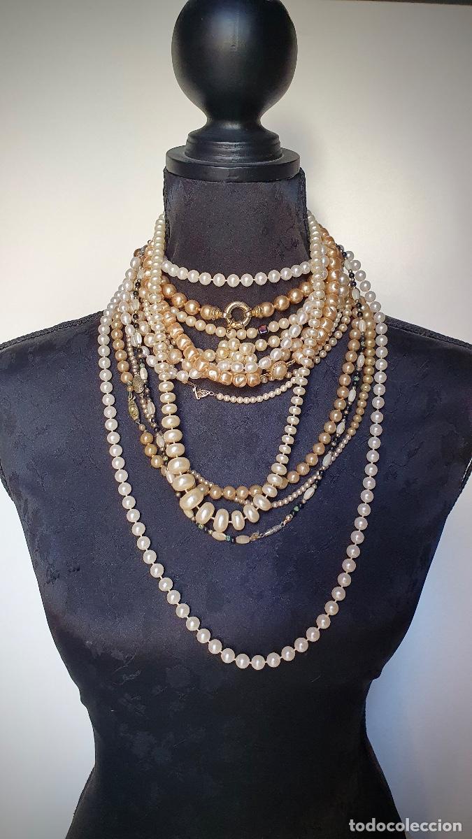 Antig&uuml;edades: Lote de collares vintage - Foto 1
