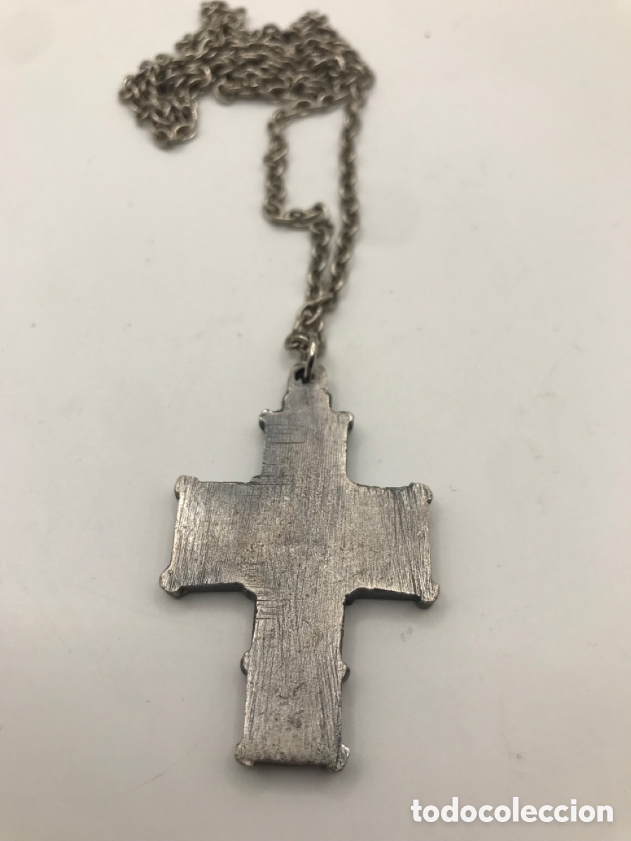 Antig&uuml;edades: ANTIGUO CRUCIFIJO CON CADENA - Foto 3