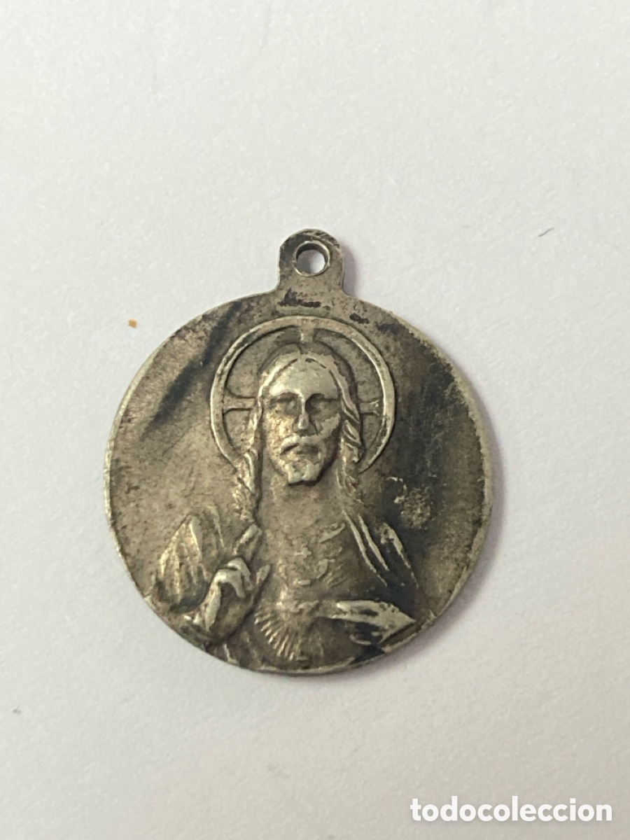 Antig&uuml;edades: Medalla escapulario /C115 - Foto 1