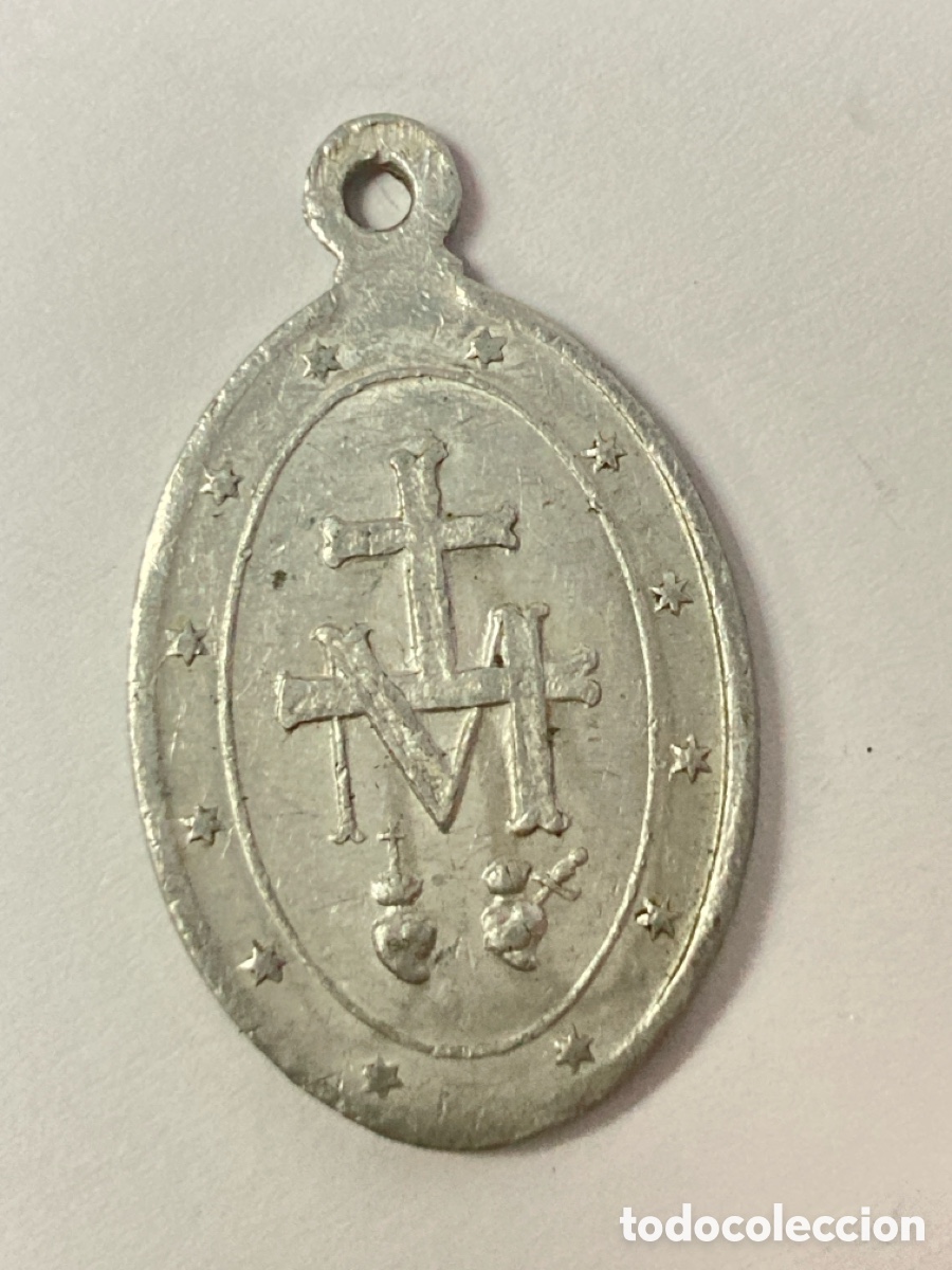 Antig&uuml;edades: Medalla dela Virgen /C115 - Foto 2