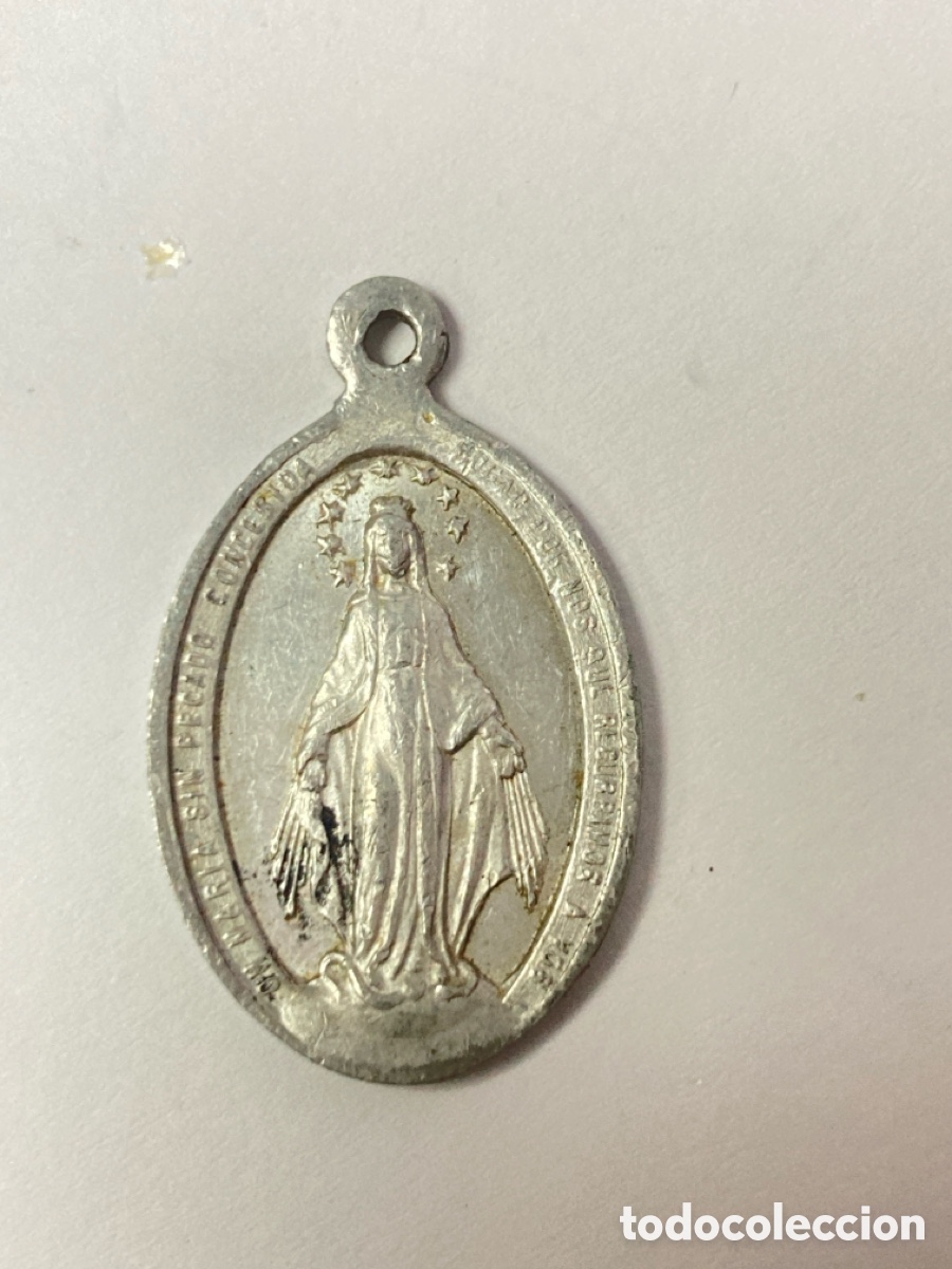 Antig&uuml;edades: Medalla dela Virgen /C115 - Foto 1
