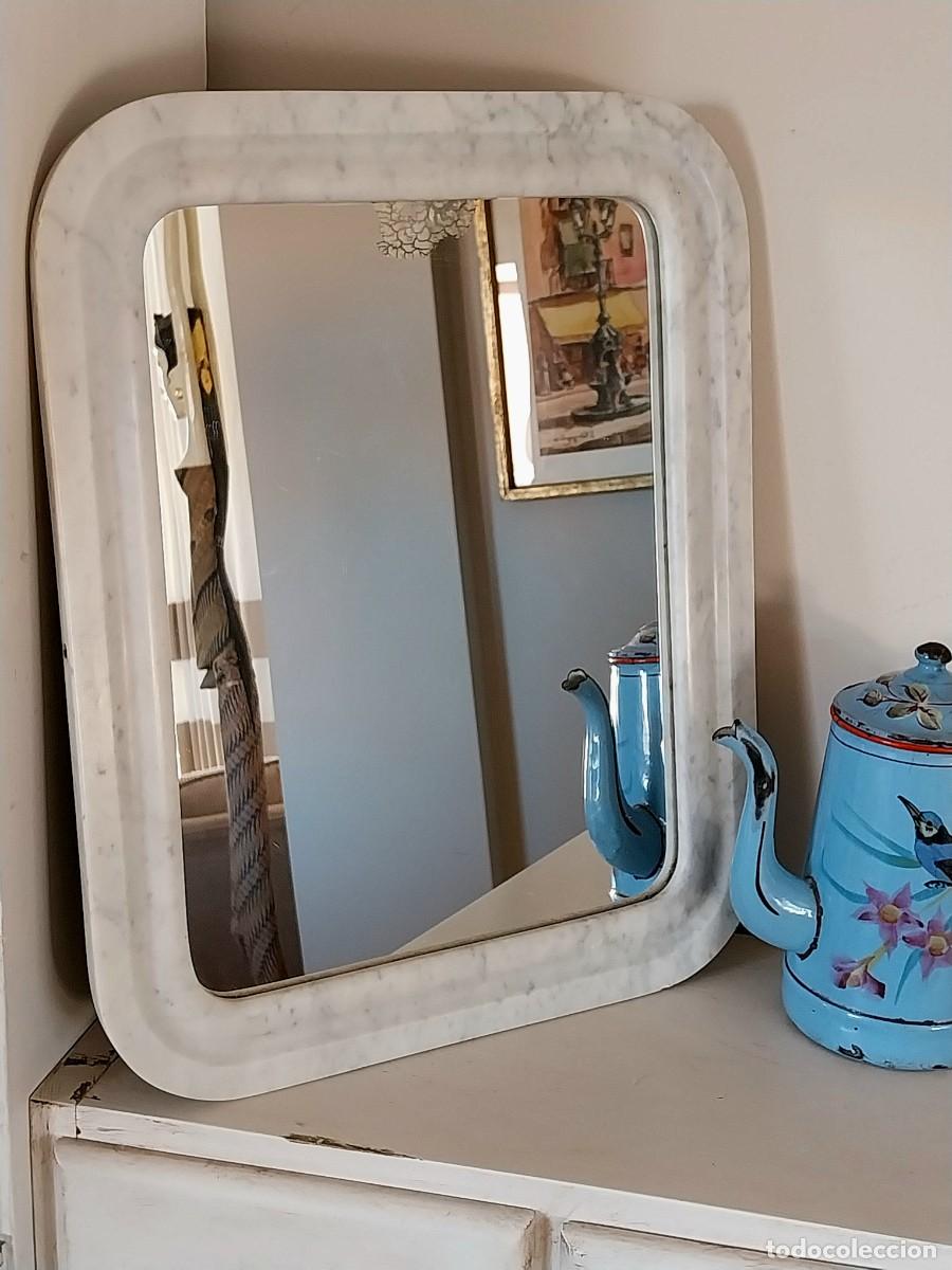 Antig&uuml;edades: Espejo de m&aacute;rmol - Foto 2