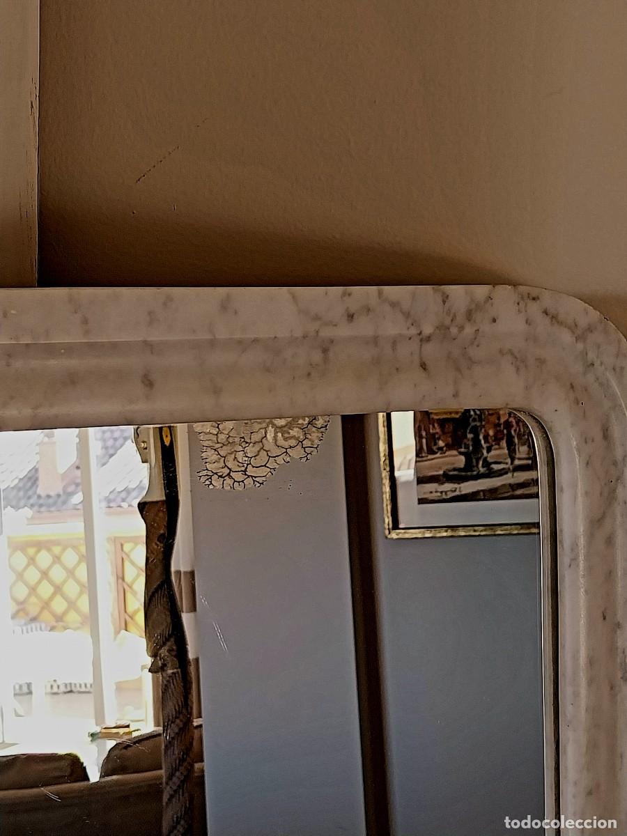 Antig&uuml;edades: Espejo de m&aacute;rmol - Foto 3