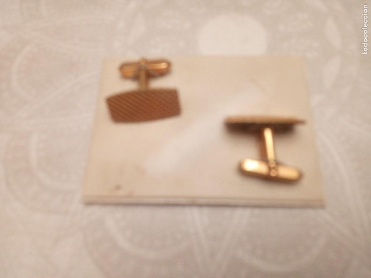 Antig&uuml;edades: Gemelos rectangulares dorados - Foto 1