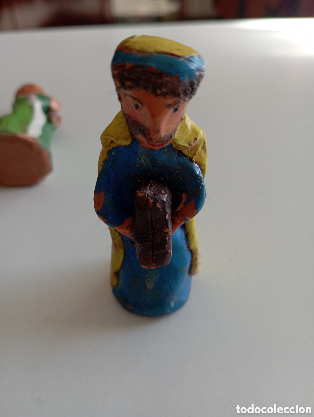 Antig&uuml;edades: 3 antiguas figuras de bel&eacute;n - Foto 4