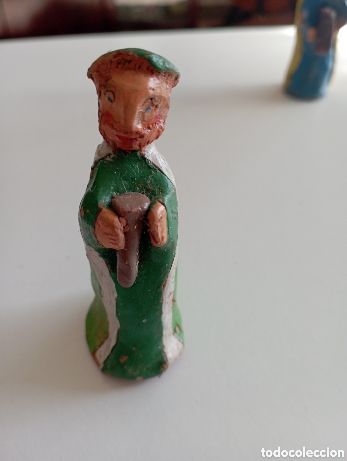 Antig&uuml;edades: 3 antiguas figuras de bel&eacute;n - Foto 6