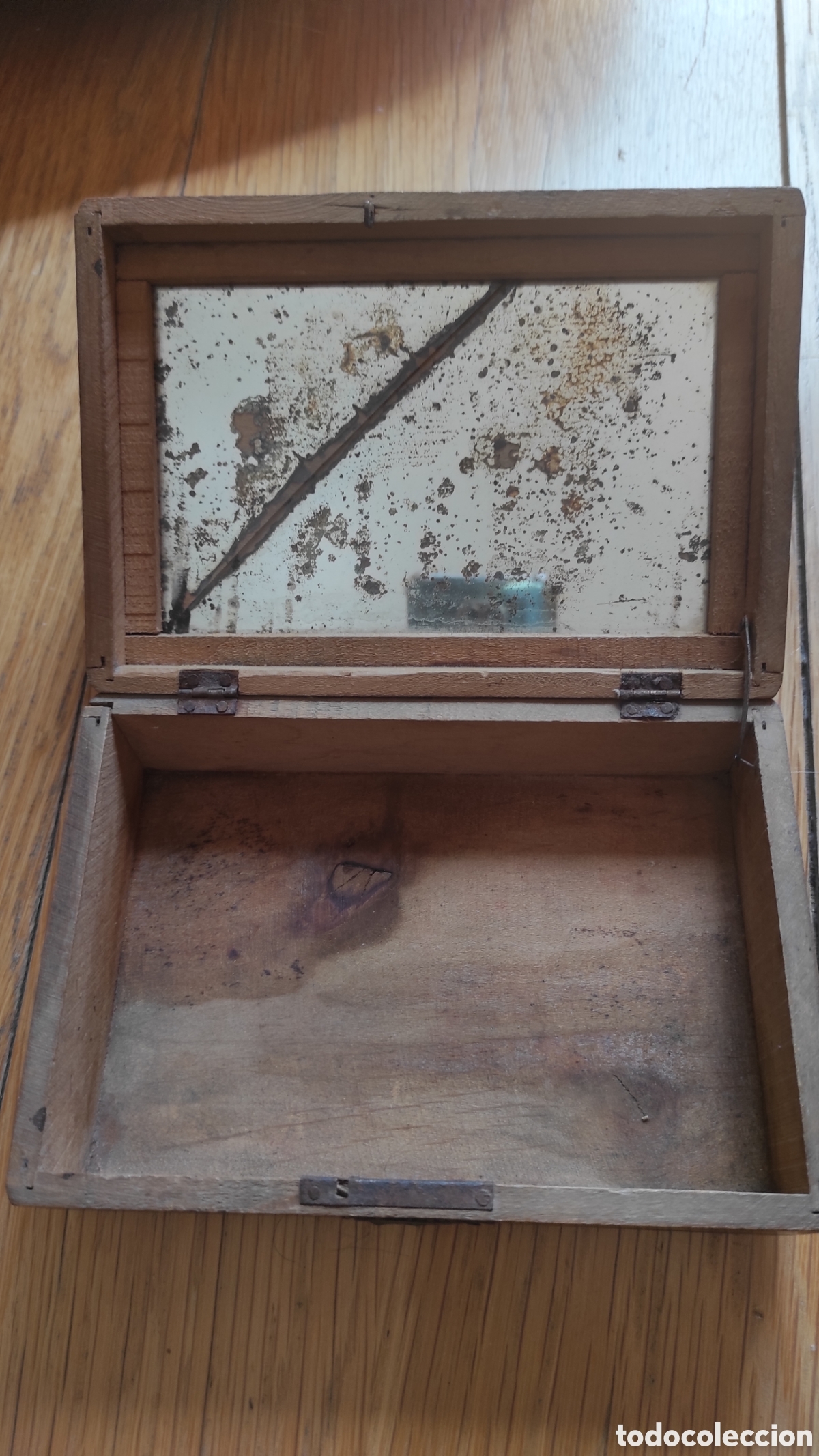 Antig&uuml;edades: Caja antigua madera - Foto 2