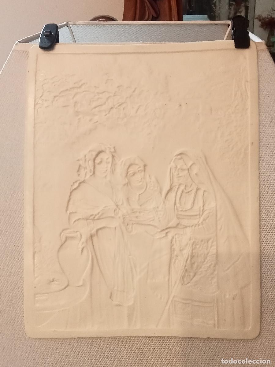 Antig&uuml;edades: Litofan&iacute;a tres mujeres - Foto 2