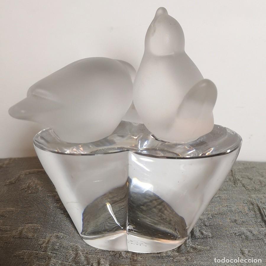 Antig&uuml;edades: Figura P&aacute;jaros de Cristal S&egrave;vres - Foto 3