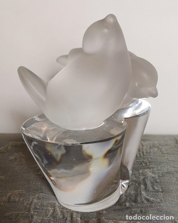 Antig&uuml;edades: Figura P&aacute;jaros de Cristal S&egrave;vres - Foto 5