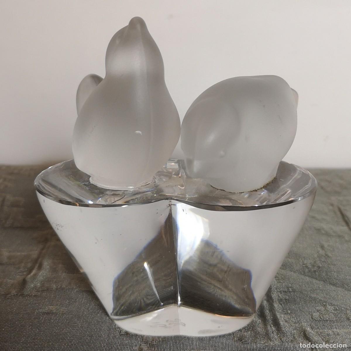 Antig&uuml;edades: Figura P&aacute;jaros de Cristal S&egrave;vres - Foto 6