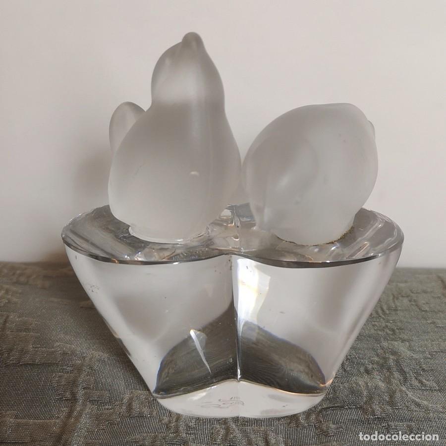 Antig&uuml;edades: Figura P&aacute;jaros de Cristal S&egrave;vres - Foto 1