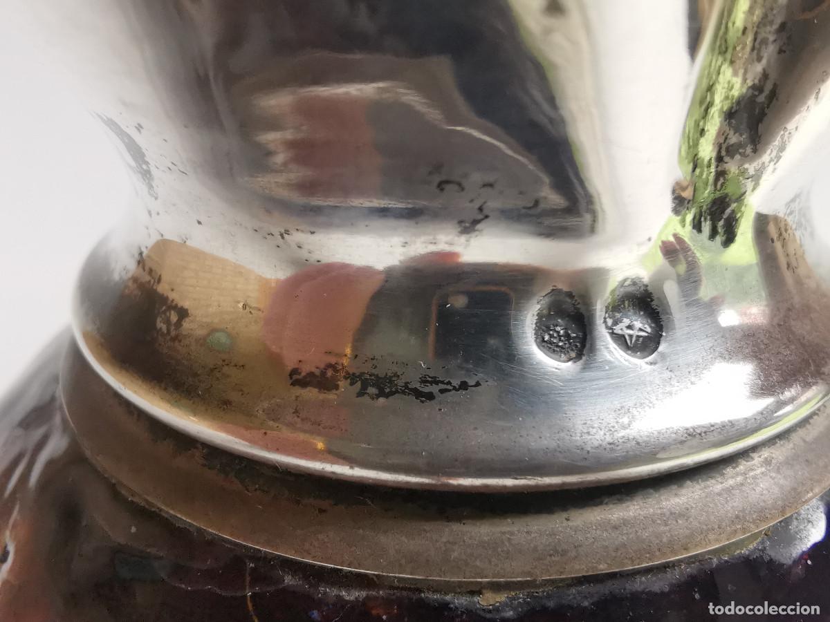 Antig&uuml;edades: JARRON DE PLATA CON ESMALTE - Foto 10
