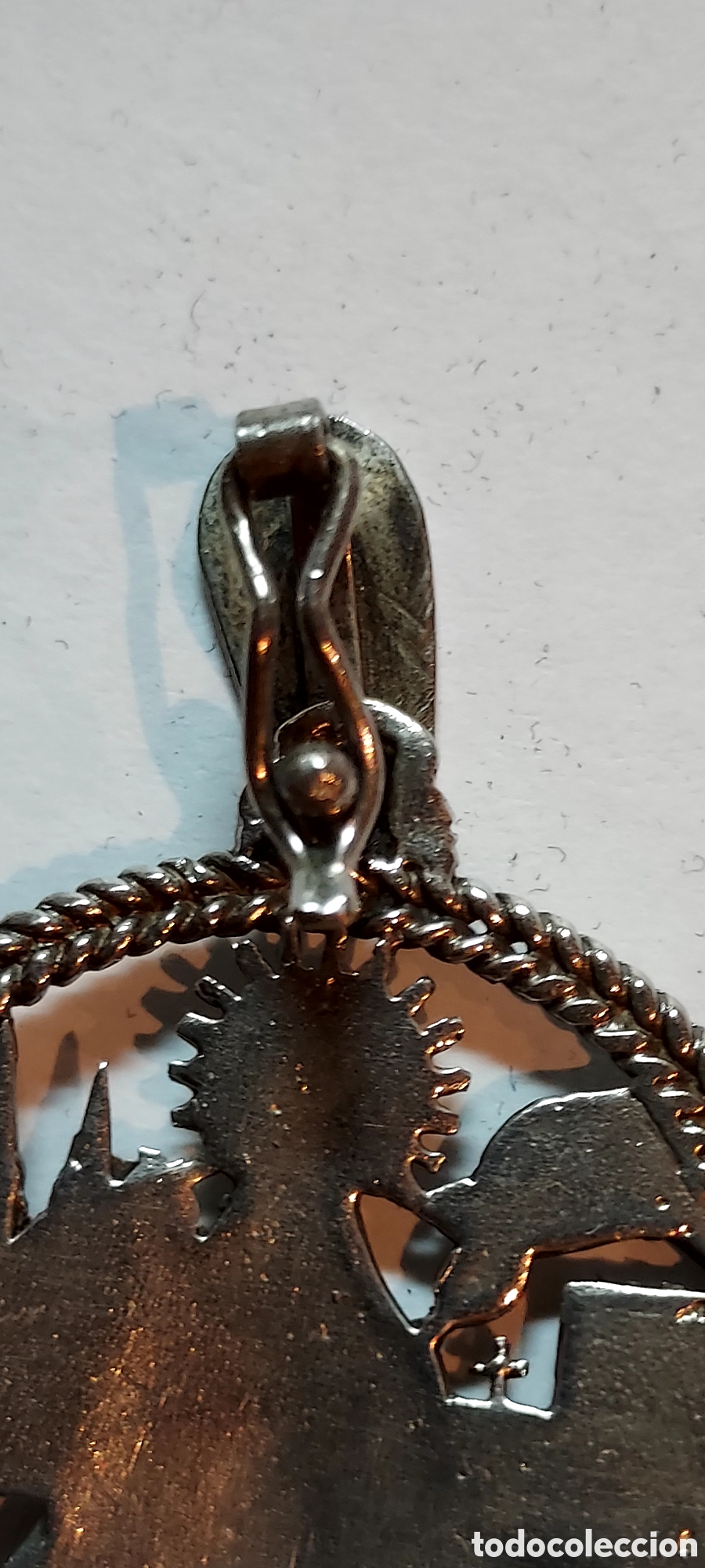 Antig&uuml;edades: MEDALLA DE PLATA VIRGEN DE COVADONGA - Foto 5