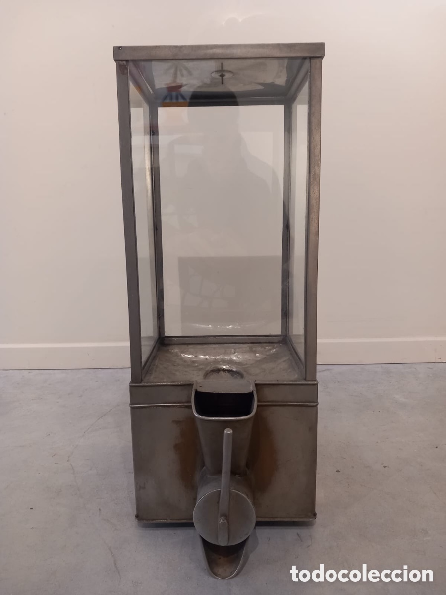 Oggetti Antichi: Recipiente antiguo, tolva para caf&eacute; de gran tama&ntilde;o, Argentina ppios s.XX