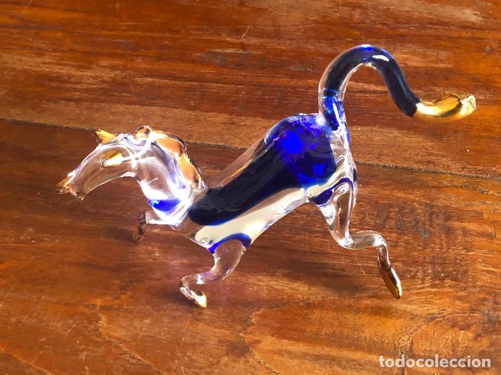 Antig&uuml;edades: FIGURA DE CABALLO DE CRISTAL MURANO - Foto 2