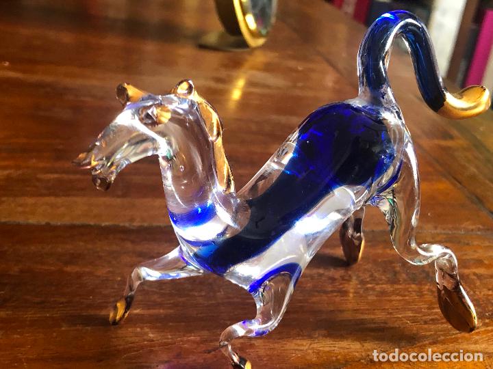 Antig&uuml;edades: FIGURA DE CABALLO DE CRISTAL MURANO - Foto 3