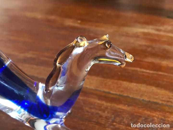 Antig&uuml;edades: FIGURA DE CABALLO DE CRISTAL MURANO - Foto 5