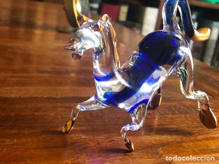 Antig&uuml;edades: FIGURA DE CABALLO DE CRISTAL MURANO - Foto 1