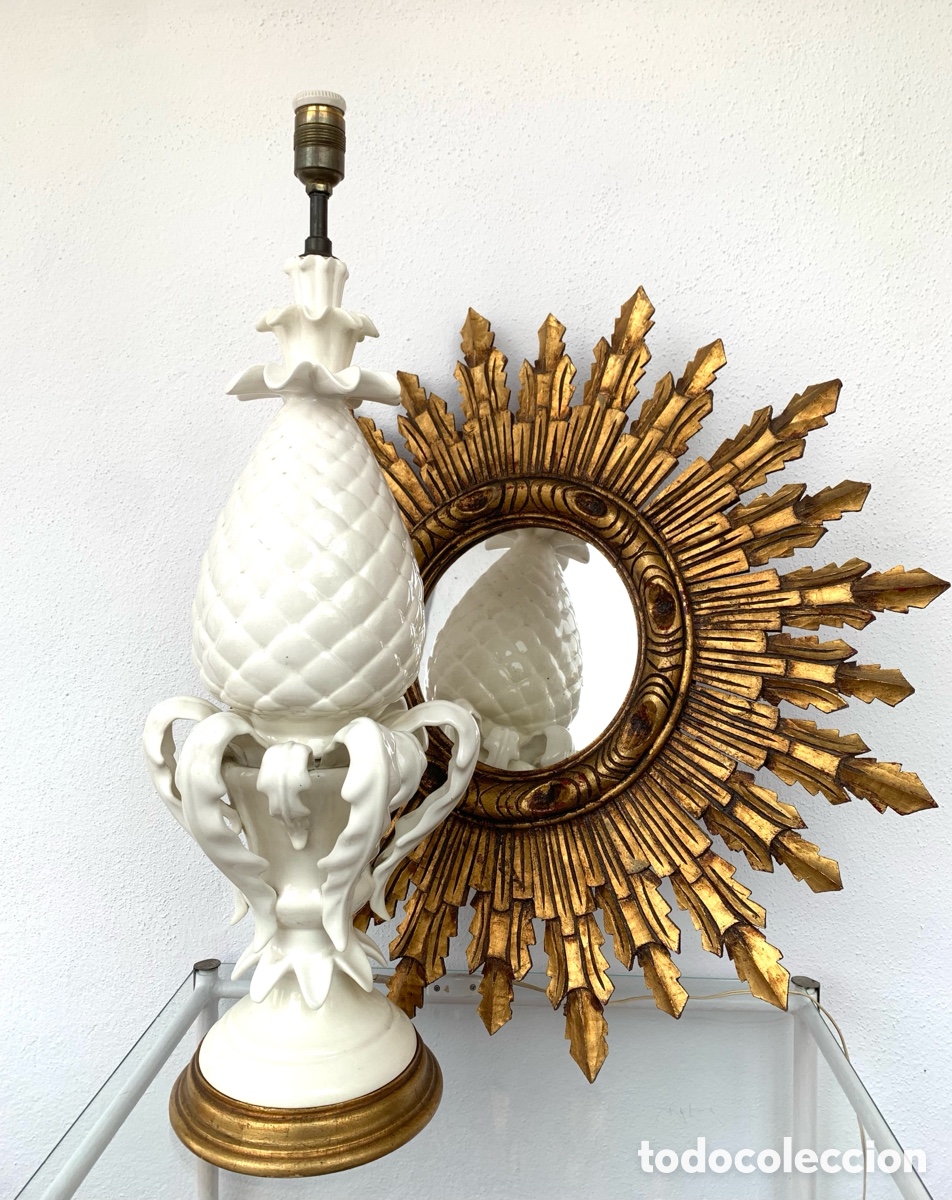 Antig&uuml;edades: ESPEJO SOL MADERA - Foto 8