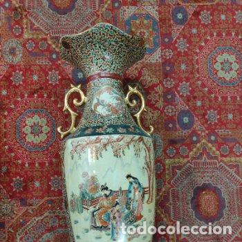 Antig&uuml;edades: Gran jarr&oacute;n Satsuma 80 cm. - Foto 1