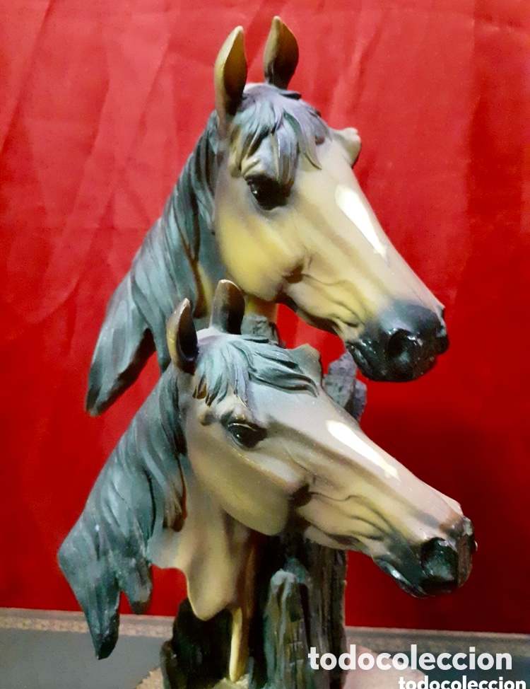 Antig&uuml;edades: ESCULTURA CABALLOS - Foto 2