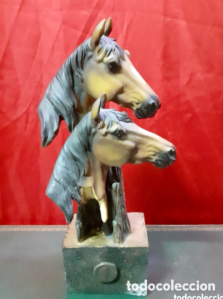 Antig&uuml;edades: ESCULTURA CABALLOS - Foto 3