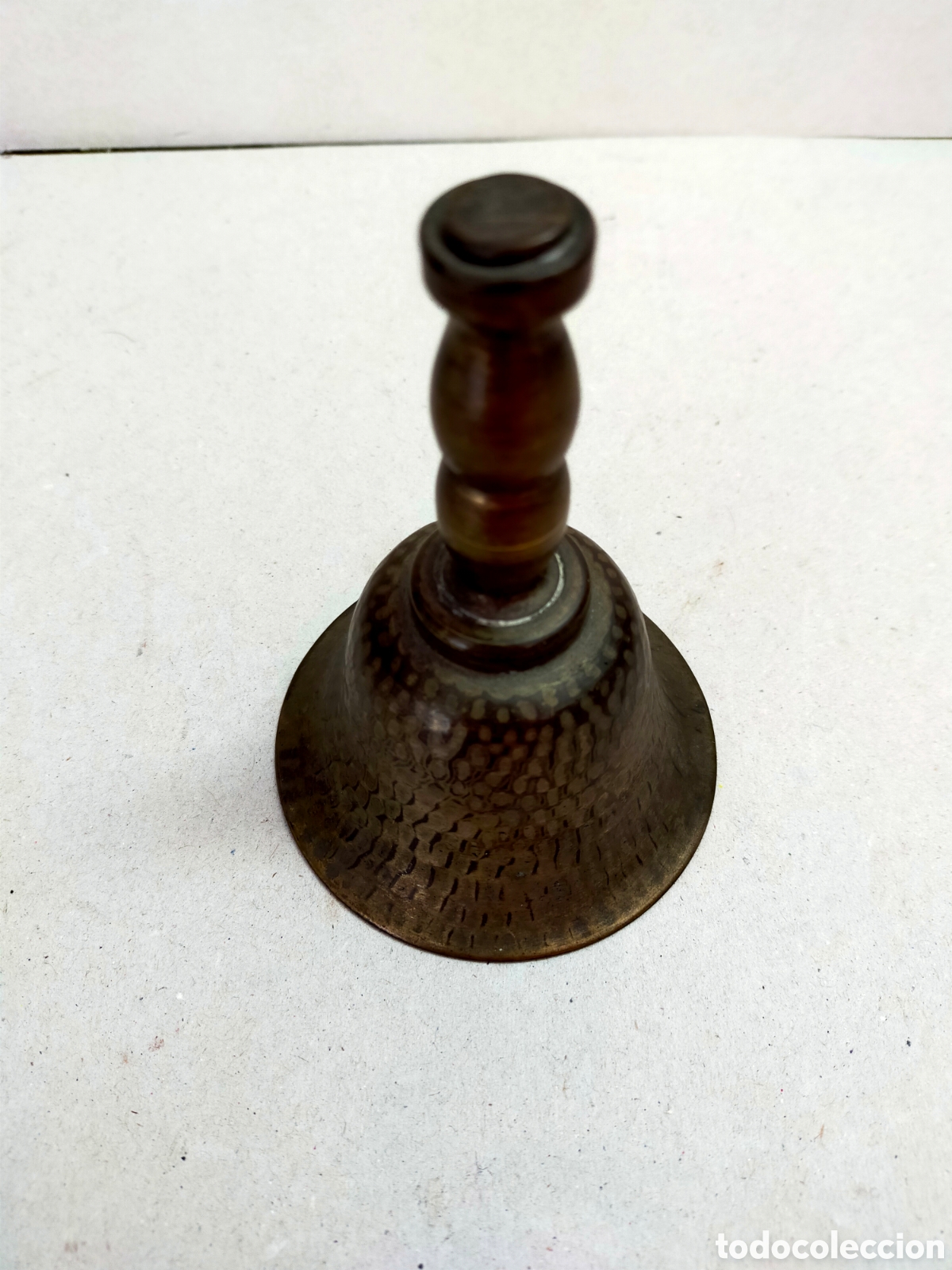 Antig&uuml;edades: CAMPANA DE METAL, LATON. - Foto 4