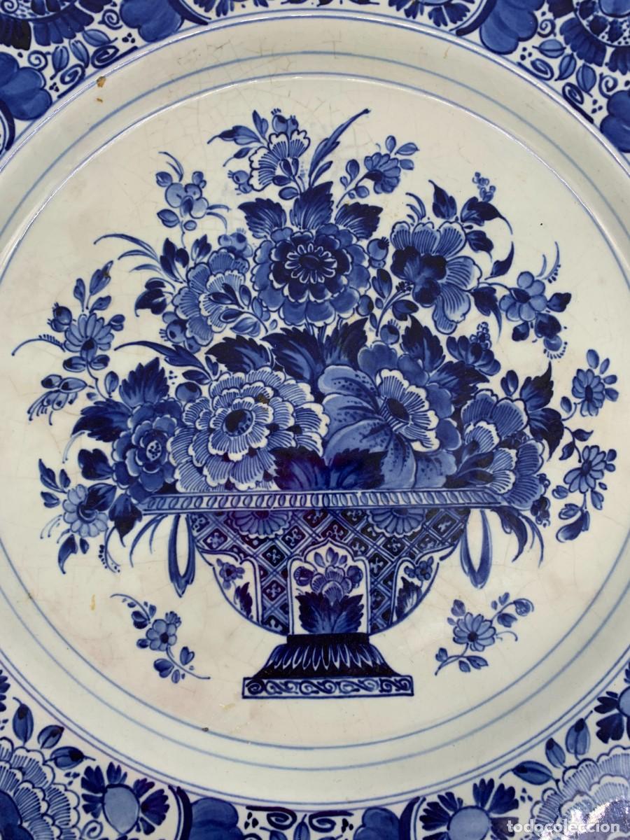 Antig&uuml;edades: magnifico plato delft - Foto 2