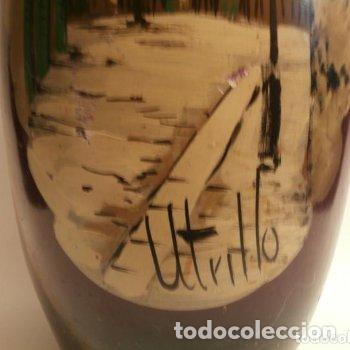 Antig&uuml;edades: Lampara UTRILLO pintada - Foto 2
