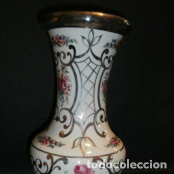 Antig&uuml;edades: Jarron en porcelana y plata - Foto 1