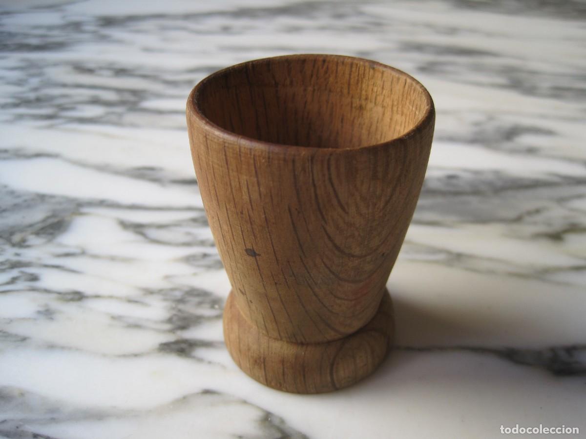 Antig&uuml;edades: PEQUE&Ntilde;O VASO DE MADERA - Foto 1