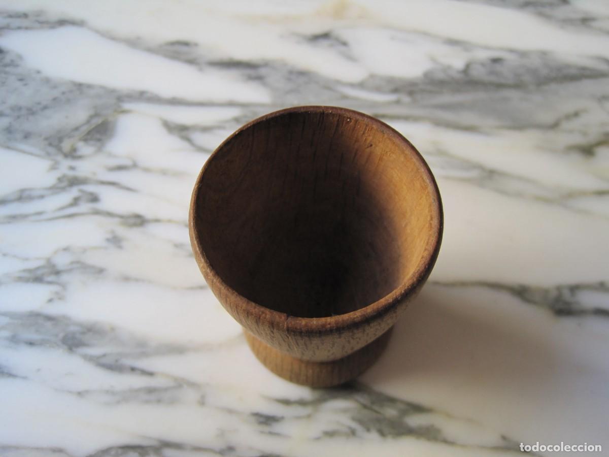 Antig&uuml;edades: PEQUE&Ntilde;O VASO DE MADERA - Foto 3
