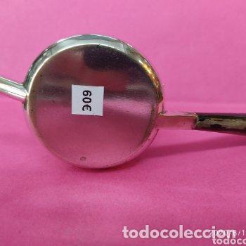Antig&uuml;edades: Colador de te en alpaca plateada - Foto 2