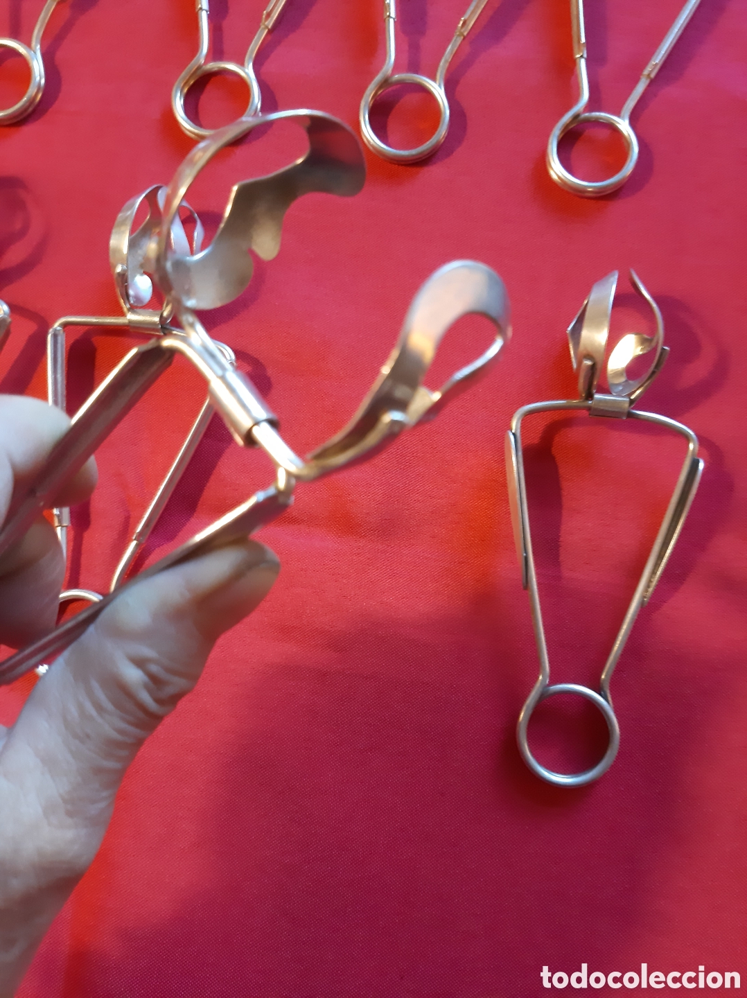 Antig&uuml;edades: 12 pinzas de caracoles - Foto 3