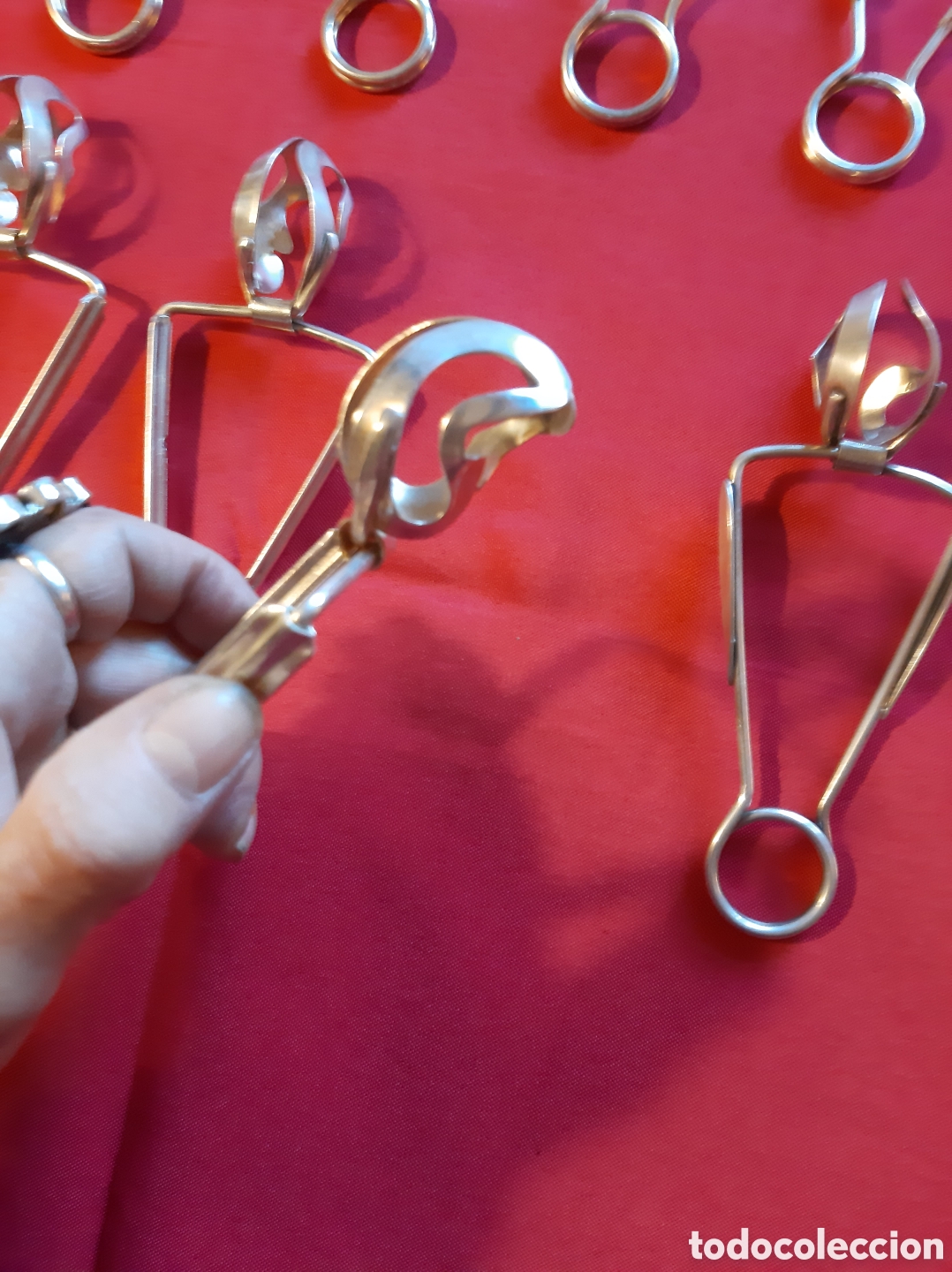 Antig&uuml;edades: 12 pinzas de caracoles - Foto 4