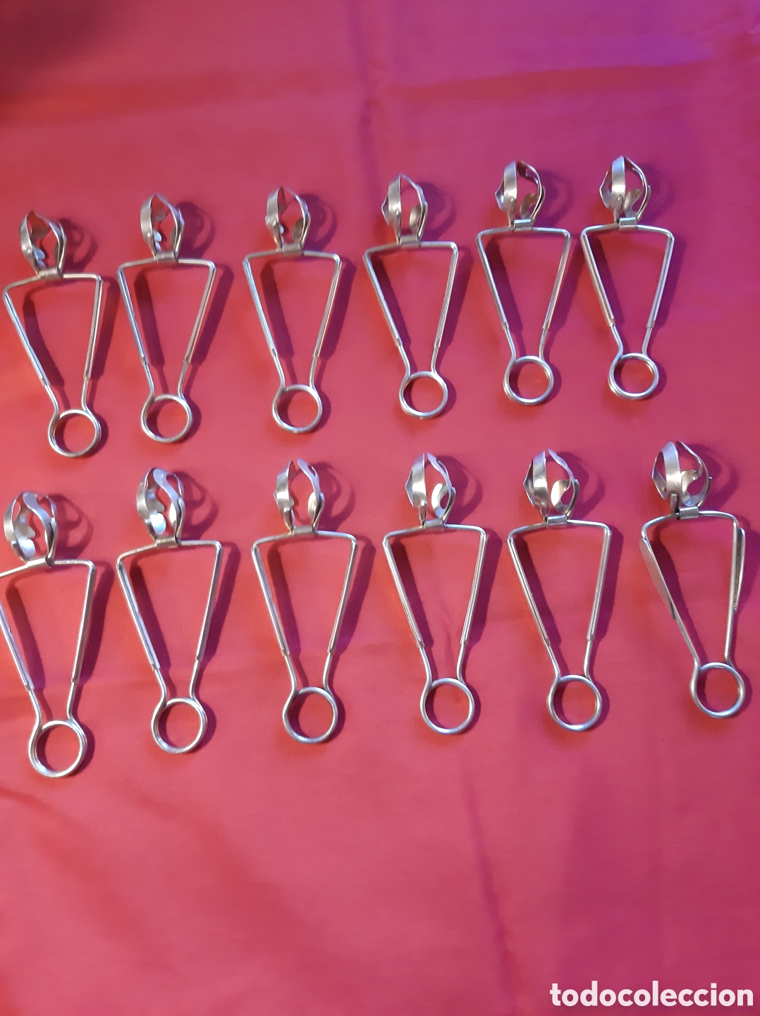 Antig&uuml;edades: 12 pinzas de caracoles - Foto 1
