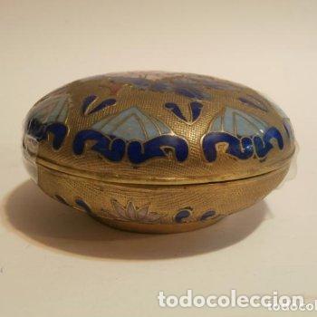 Antig&uuml;edades: Cajita china de cloisonne - Foto 2