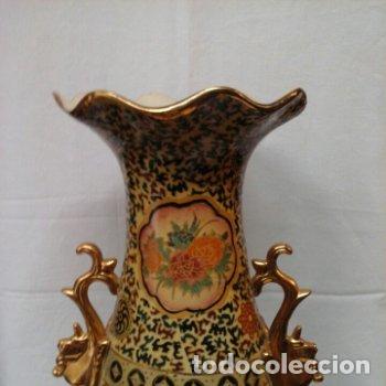 Antig&uuml;edades: Jarron porcelana tipo Satsuma - Foto 2