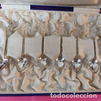 Antig&uuml;edades: Cucharillas caf&eacute; de plata - Foto 1