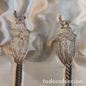Antig&uuml;edades: Cucharillas caf&eacute; de plata - Foto 3
