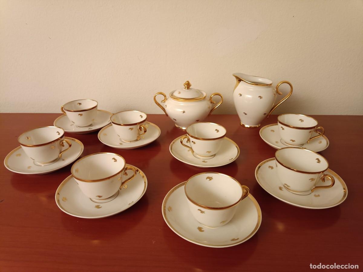 Antig&uuml;edades: Juego de caf&eacute; de porcelana - Foto 1