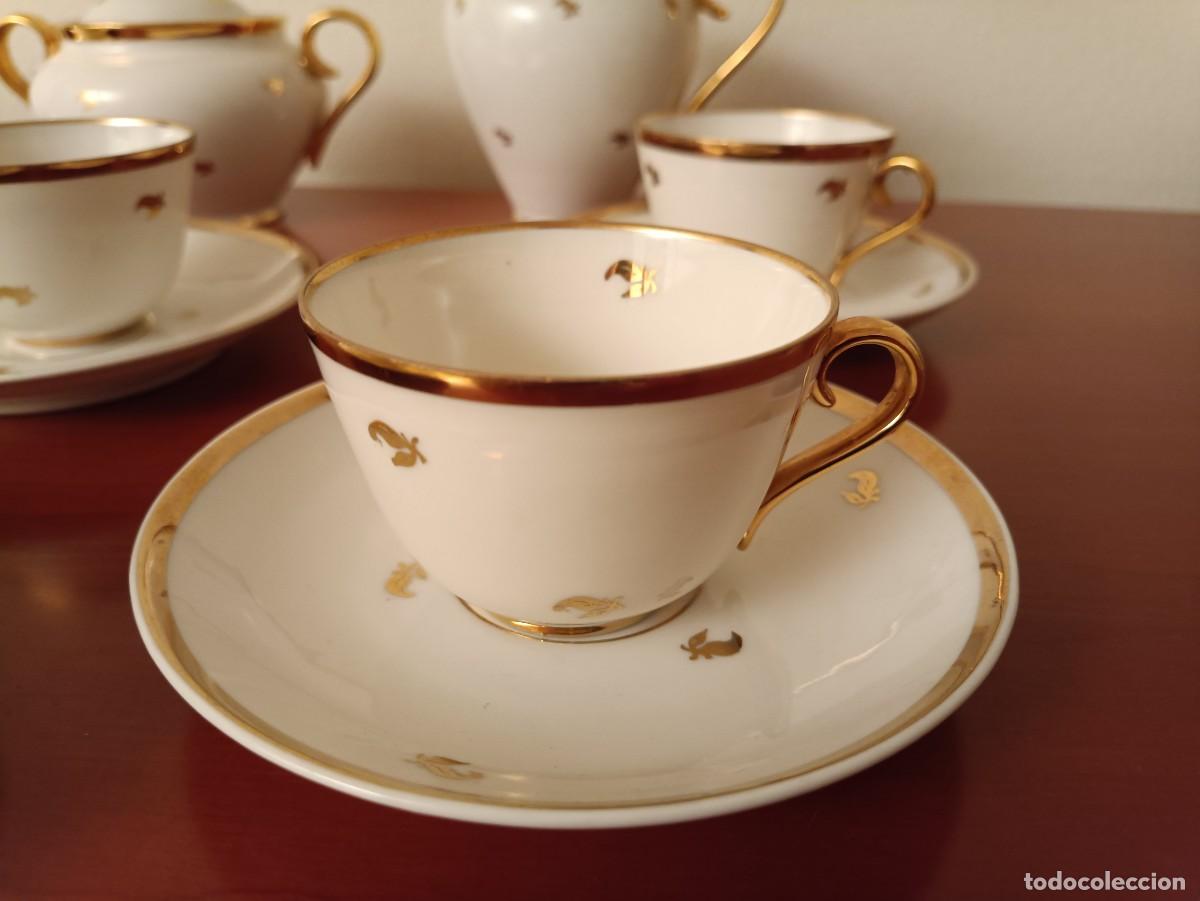 Antig&uuml;edades: Juego de caf&eacute; de porcelana - Foto 2