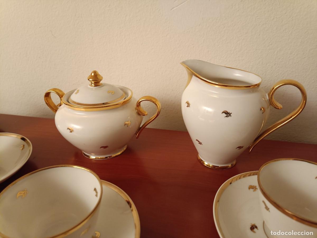 Antig&uuml;edades: Juego de caf&eacute; de porcelana - Foto 3