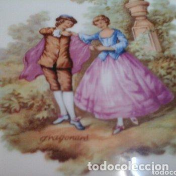 Antig&uuml;edades: Plato porcelana Limoges - Foto 2