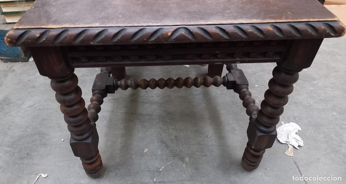 Antig&uuml;edades: SILLA RUSTICA CASTELLANA DE MADERA PESADA - Foto 3