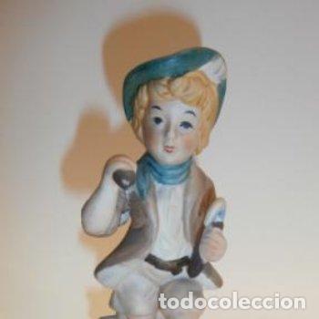 Antig&uuml;edades: Parejita en biscuit coloreado - Foto 3